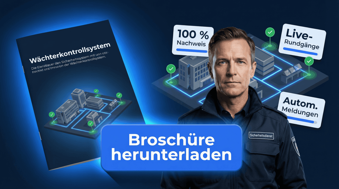 Broschüre zum Wächterkontrollsystem